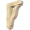 Ekena Millwork Funston Arts and Crafts Rough Sawn Bracket w/ Offset Brace, Douglas Fir, 8"W x 28"D x 40"H BKT0806X28X40FST03RDF - alternate 1